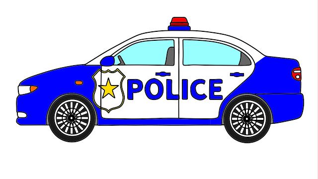 640x360 Video For Kids And Drawing Coloring How To Draw Police Car How