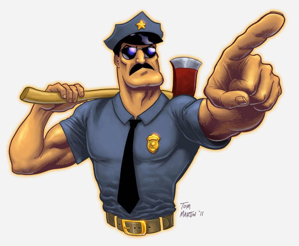1024x844 Cop By Tommartinart