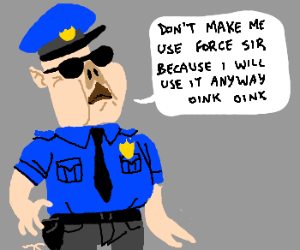 300x250 Pig Cops (Drawing By Juano)