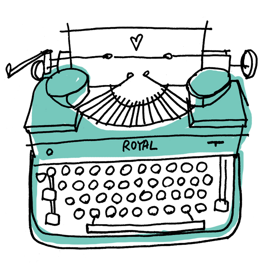 860x900 Royal Typewriter