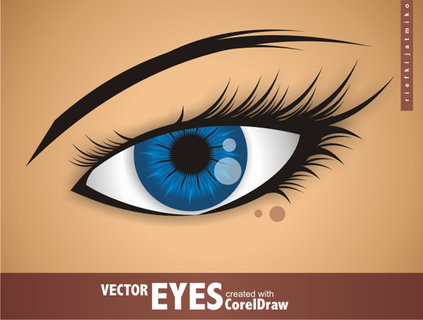 600x454 Vector Eyes With Coreldraw