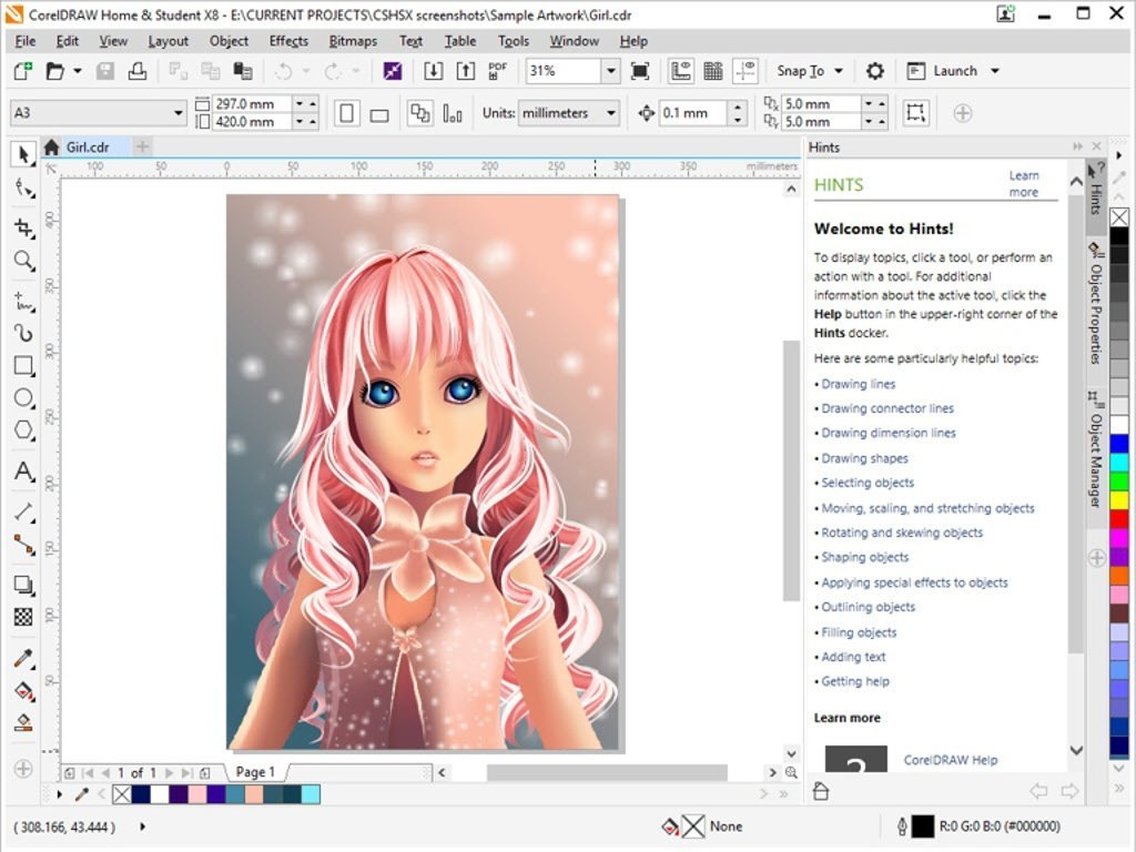 1024x768 Coreldraw Home And Student Suite X8 (Pc) Amazon.co.uk Software