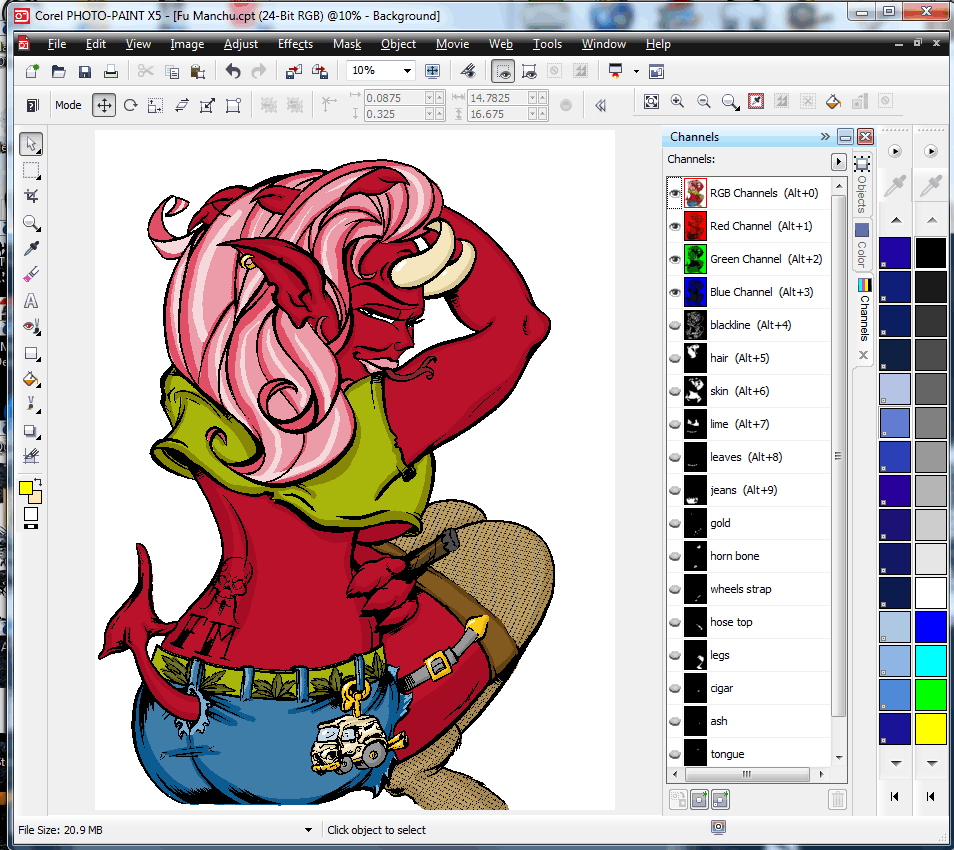 954x850 Corel Draw X5 Or Photopaint To Draw This Picture