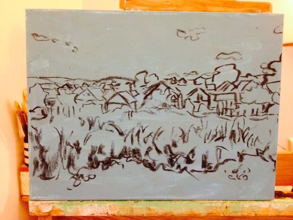 960x720 Landscape Painting Paper Opera