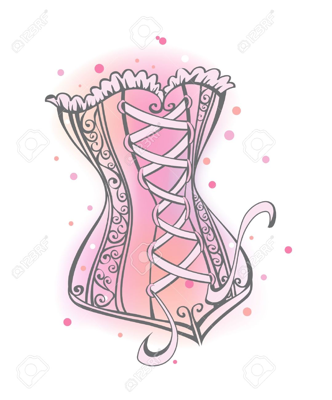 1079x1300 Lady Corset Royalty Free Cliparts, Vectors, And Stock Illustration