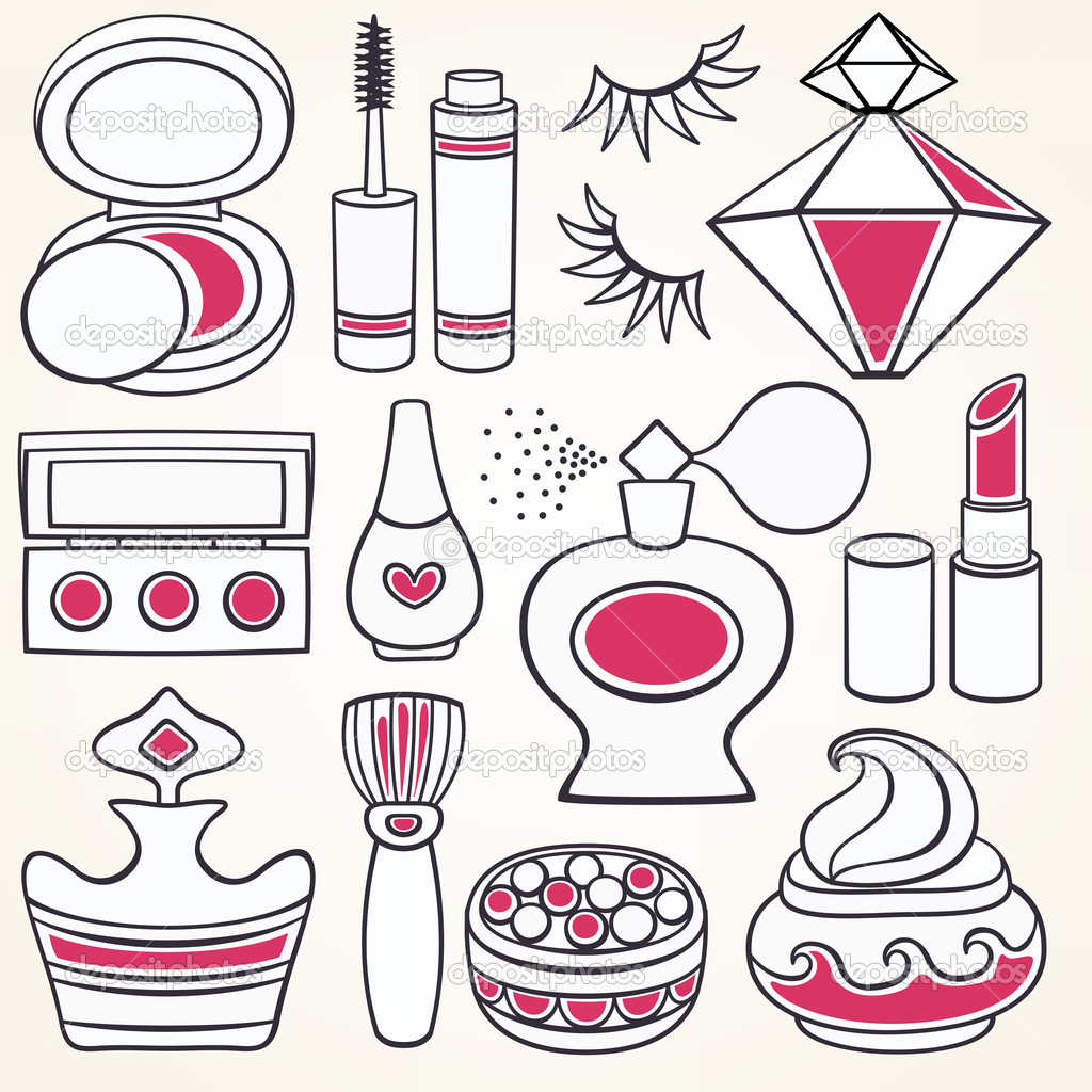1024x1024 Vector Make Up Illustration Art Illustrations