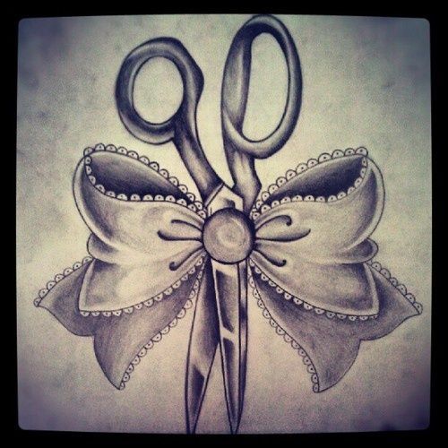 500x500 Cosmetologist Tattoo I'M Getting Once I Graduate!!! The Bow Will