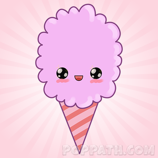 512x512 How To Draw Cotton Candy Pop Path