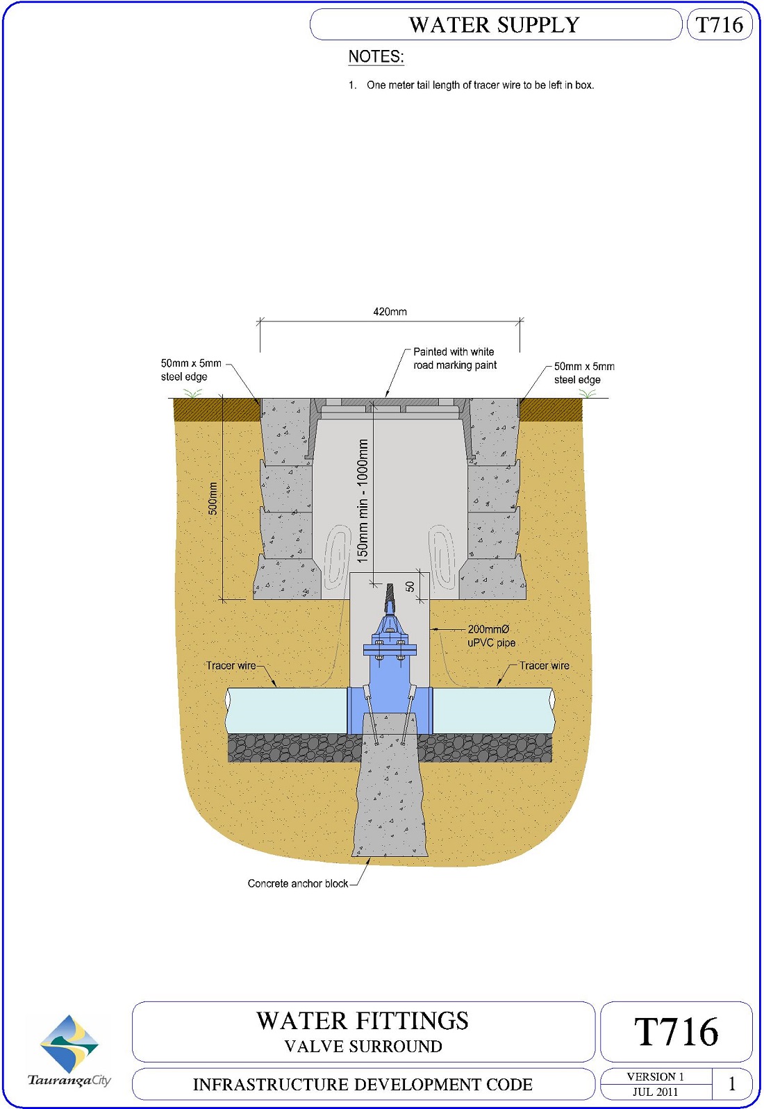1100x1597 Tauranga City Council Idc Gt Standard Drawings Gt T700 Water Supply