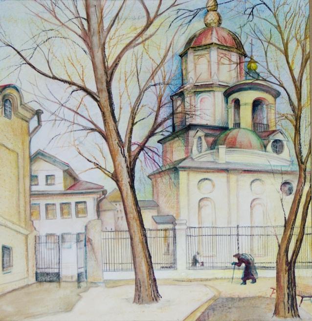 638x656 How Can You Not Love My Kyiv. My Country. Drawings. Pictures