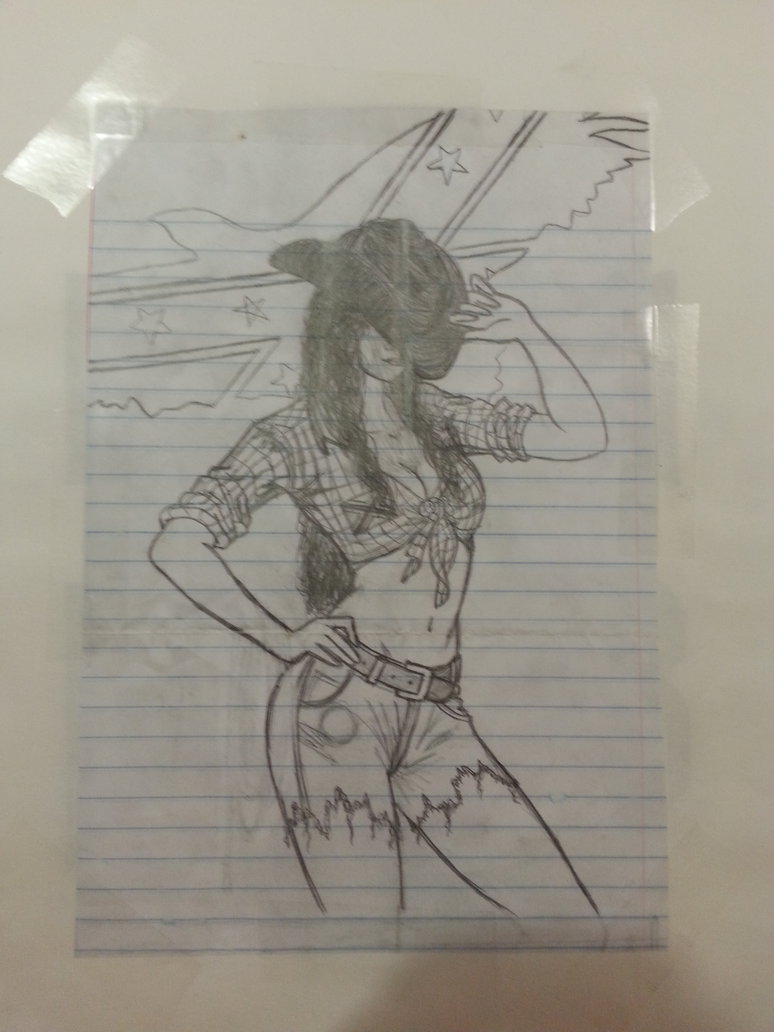 774x1032 Country Girl Sketch By Eddieduffield19