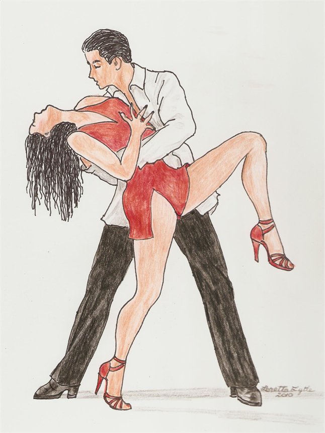 646x860 The Dancers.jpg Drawing Of Dancers Dance