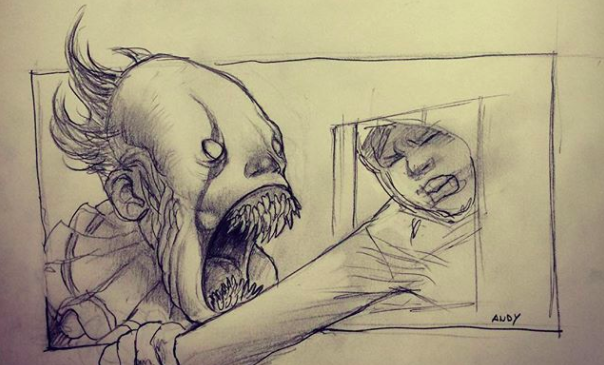 604x365 It' Director Muschietti Shares A Spooky Sketch Of Pennywise