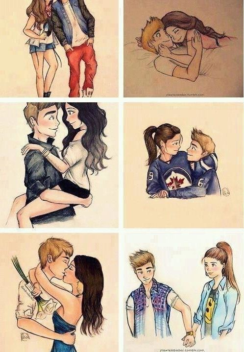 498x719 Photos Cute Tumblr Couple Drawings,