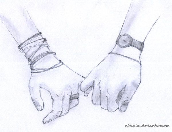 600x462 Couple Holding Hands Drawings Tumblr Art Amp Diy