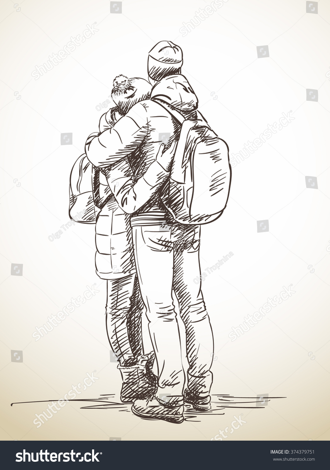 1125x1600 Photos Couple Back Hugging Drawing,