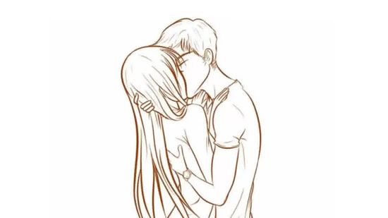 550x309 How To Draw People Kissing (With Pictures)