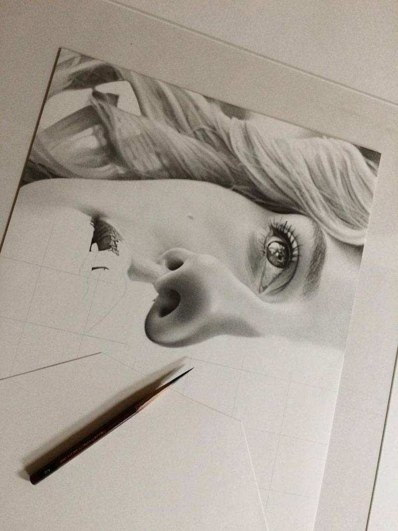 800x1067 Highly Detailed Close Ups Of Amazing Hyper Realistic Pencil