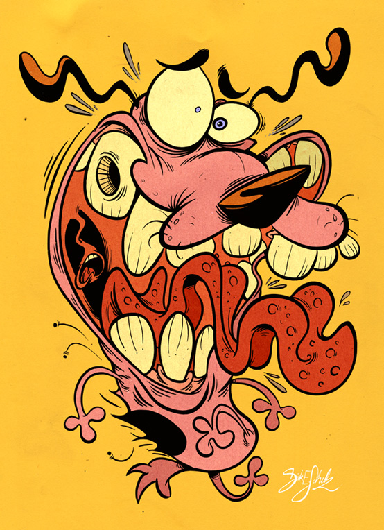 554x764 Courage The Cowardly Dog Fanart 2 Courage The Cowardly Dog