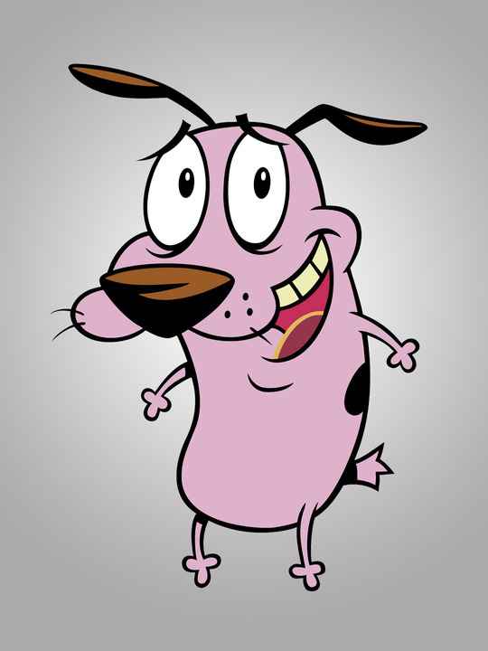 540x720 Courage The Cowardly Dog Vs. Wile E Coyote
