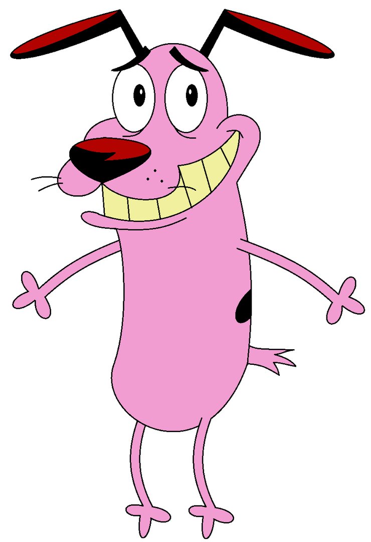740x1080 My Drawing Of Courage The Cowardly Dog By Redheadxilamguy