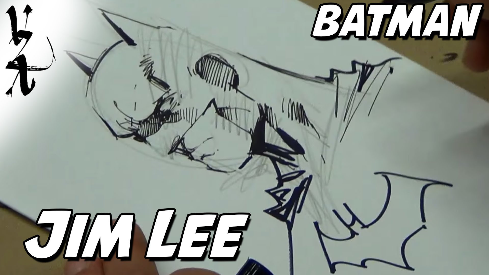 1920x1080 Jim Lee Drawing Batman Cover