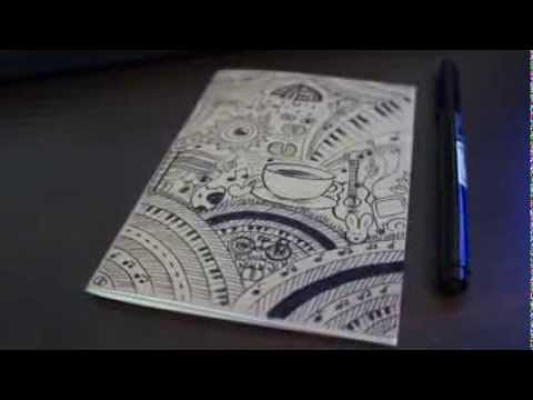 480x360 Special Notebook Cover Drawing For Coffeebark Homeroaster By