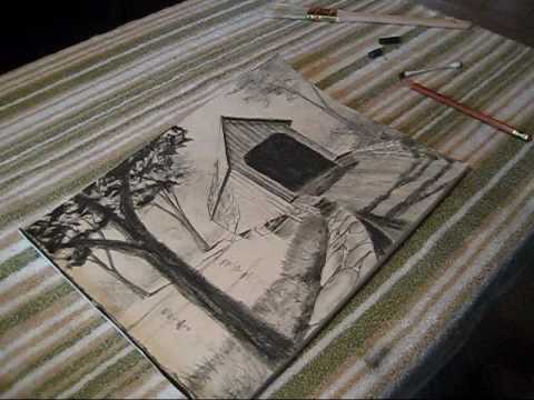 480x360 How To Draw A Covered Bridge.wmv