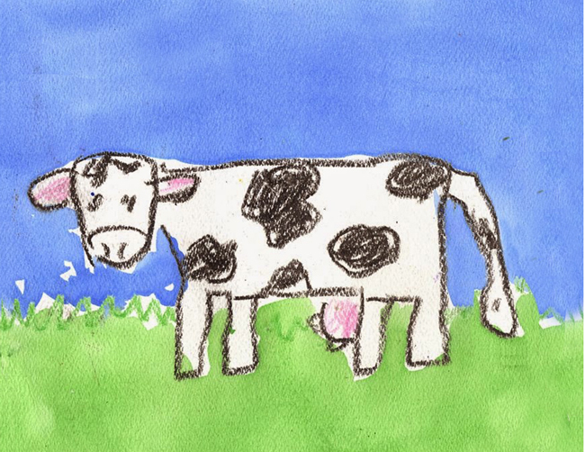 650x502 Draw A Cow