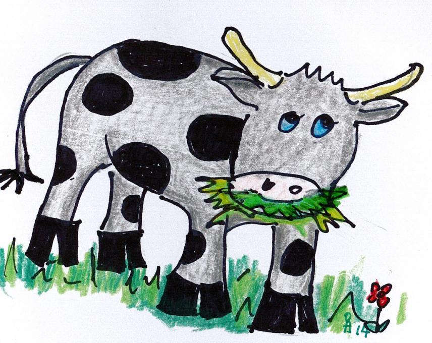 856x680 Cow. Nature. Drawings. Pictures. Drawings Ideas For Kids. Easy