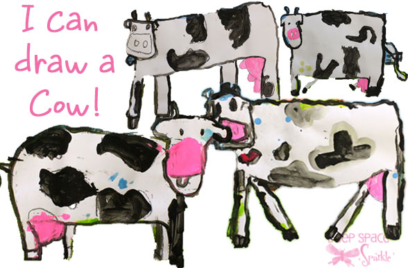 588x386 I Can Draw A Cow! Deep Space Sparkle