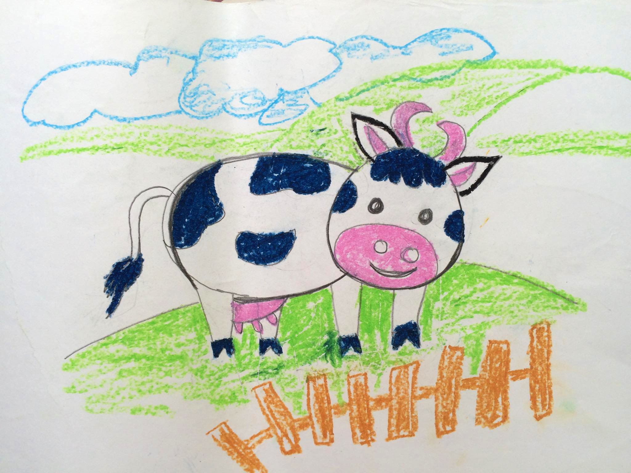 2048x1536 Painting Animals For Kids How To Draw Cow For Kids Painting