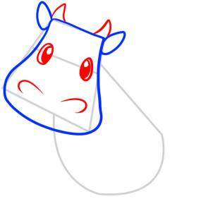 302x292 How To Draw How To Draw A Cow For Kids