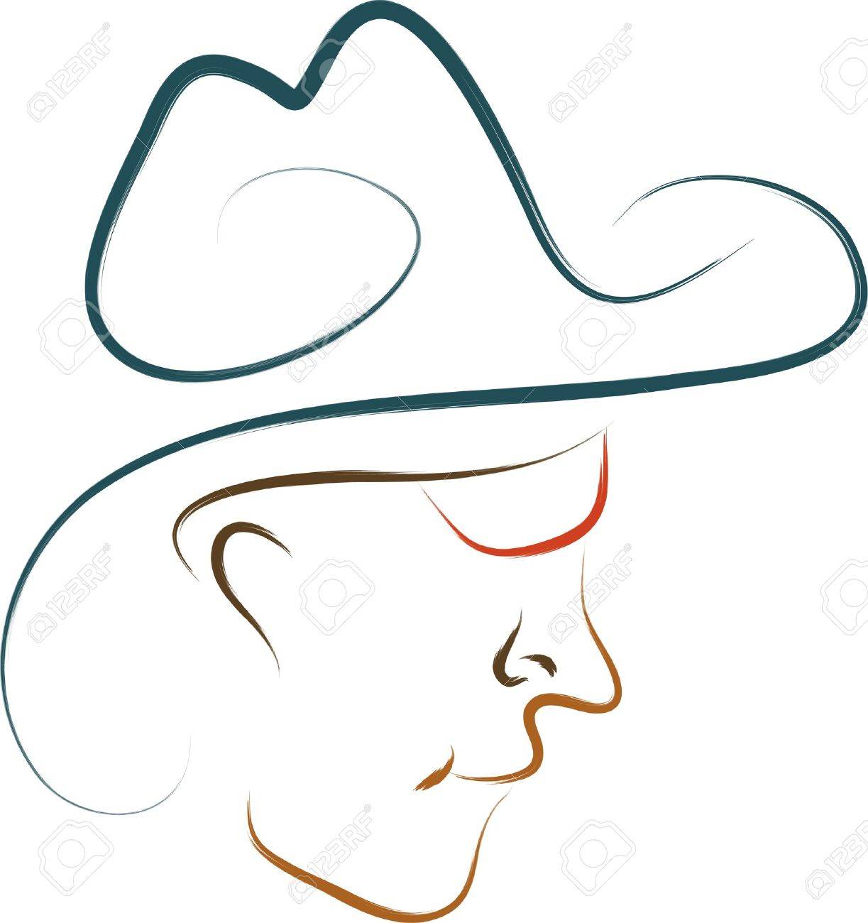 1223x1300 Cowboy Drawing Sketch Symbol Royalty Free Cliparts, Vectors,