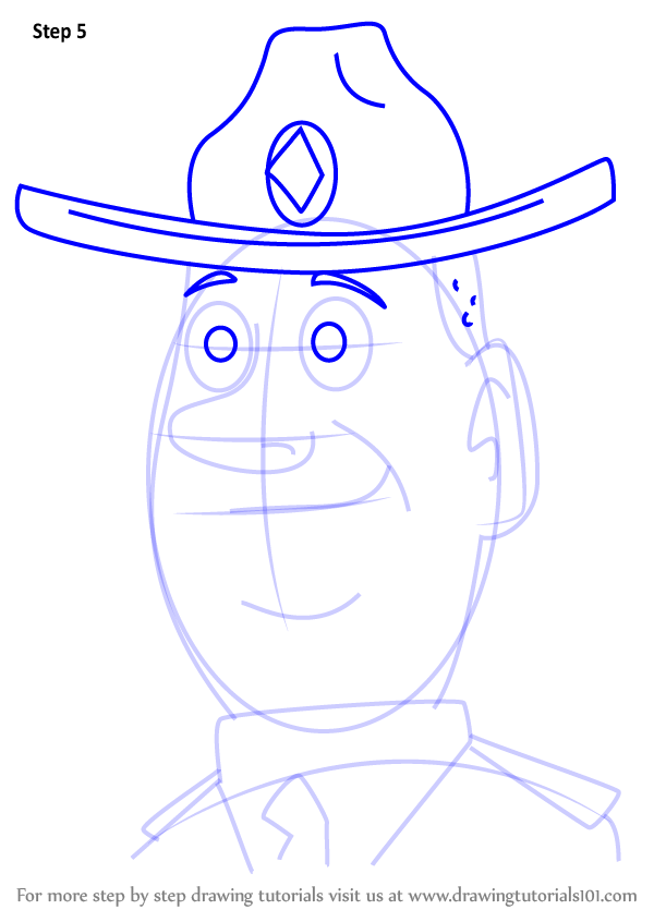 600x846 Step By Step How To Draw Ranger Bart From Pound Puppies