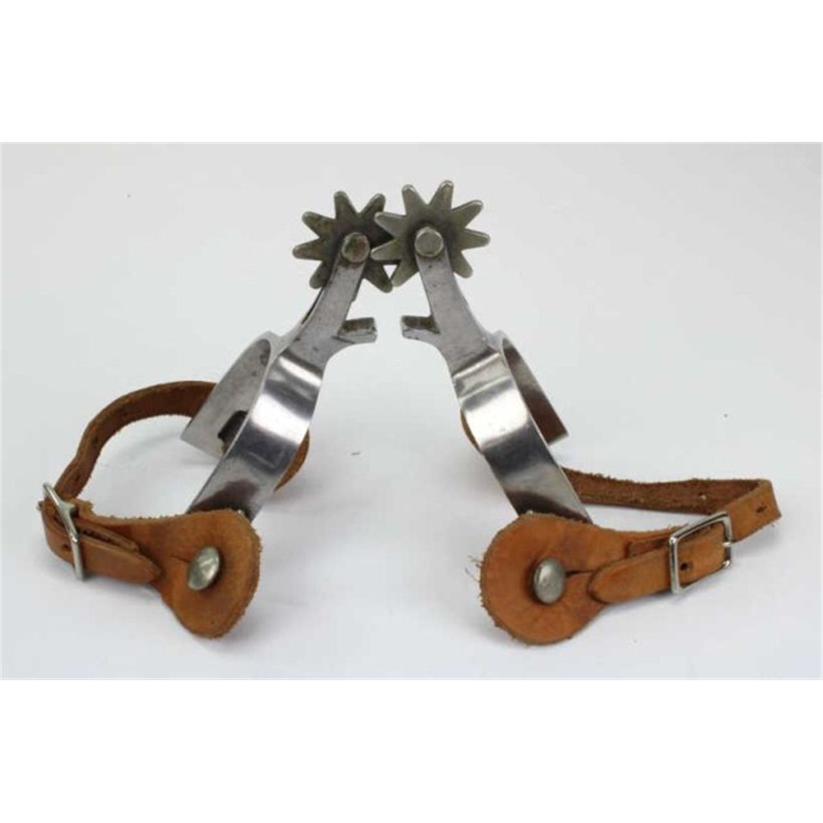 1200x1200 One Pair Crockett Marked Cowboy Spurs With 9 Point Rowels
