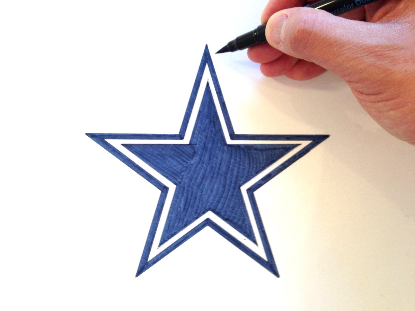 1632x1224 How To Draw The Dallas Cowboys Star Logo