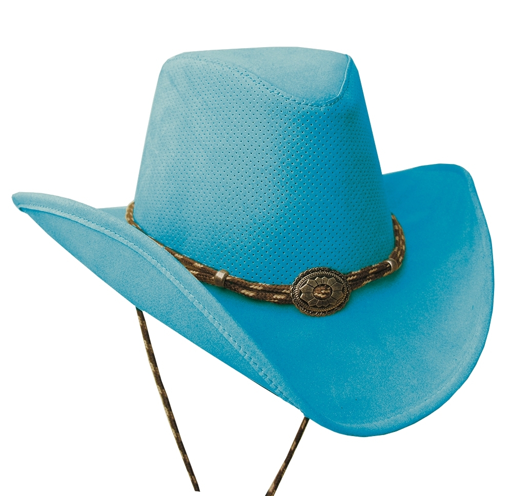 1001x968 Western Plains Aqua Turquoise Kakadu Soaka Cowboy Hat Uv