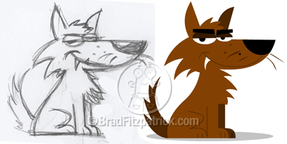 413x208 Drawn Coyote Coyote Cartoon