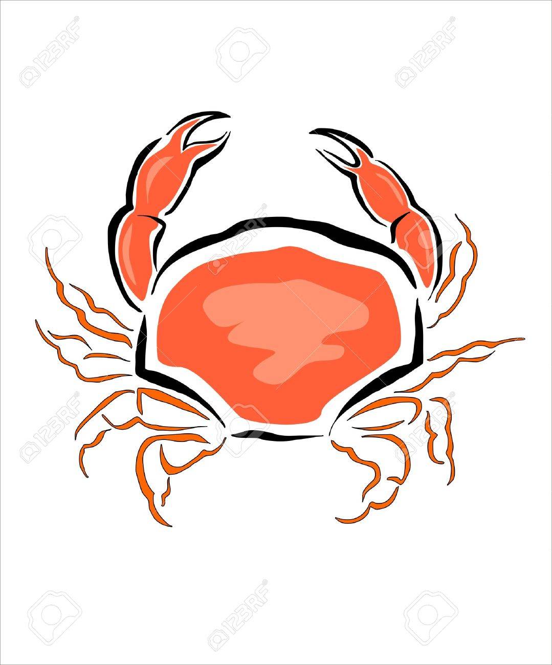 1079x1300 Drawing Of A Crab Royalty Free Cliparts, Vectors, And Stock