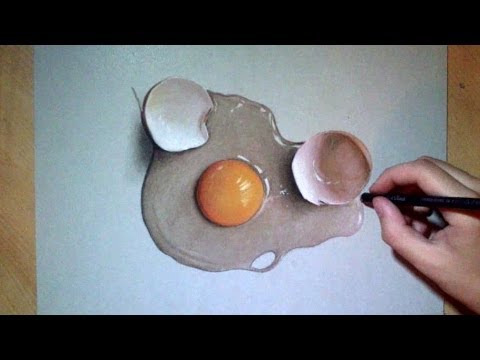 480x360 How I Draw A Crazy Realistic Egg