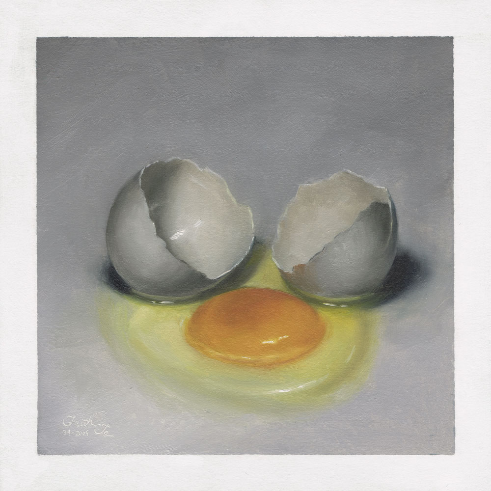 1000x1000 Cracked Egg 2 Daily Painting.jpg Cracked Egg