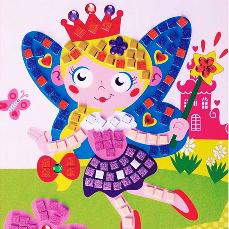 800x800 Hot Sale Diy Drawing Toys 3d Crystal Mosaics Art Princess