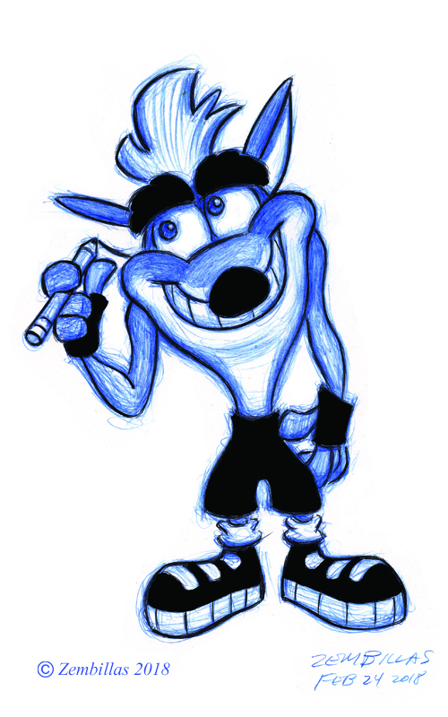 500x800 Linked] Charles Zembillas Crash Drawing Crash Crashy News