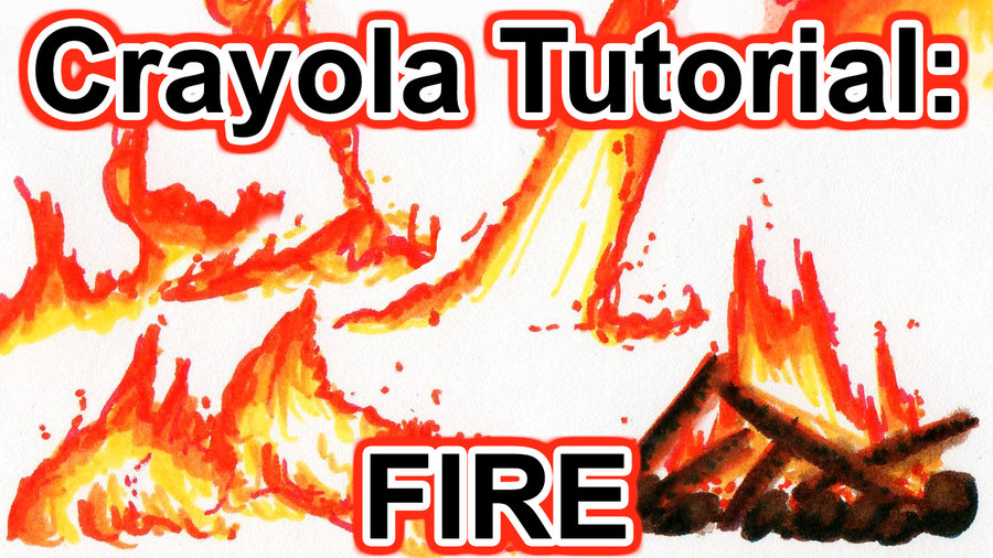 900x506 Tutorial How To Draw Fire W Crayola Markers [Vid] By Sambeawesome