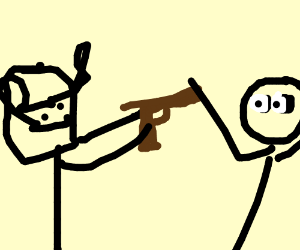 300x250 Crazy Guy With A Gun Trying To Shoot Someone