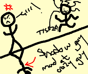 300x250 Shadow Guy Mad