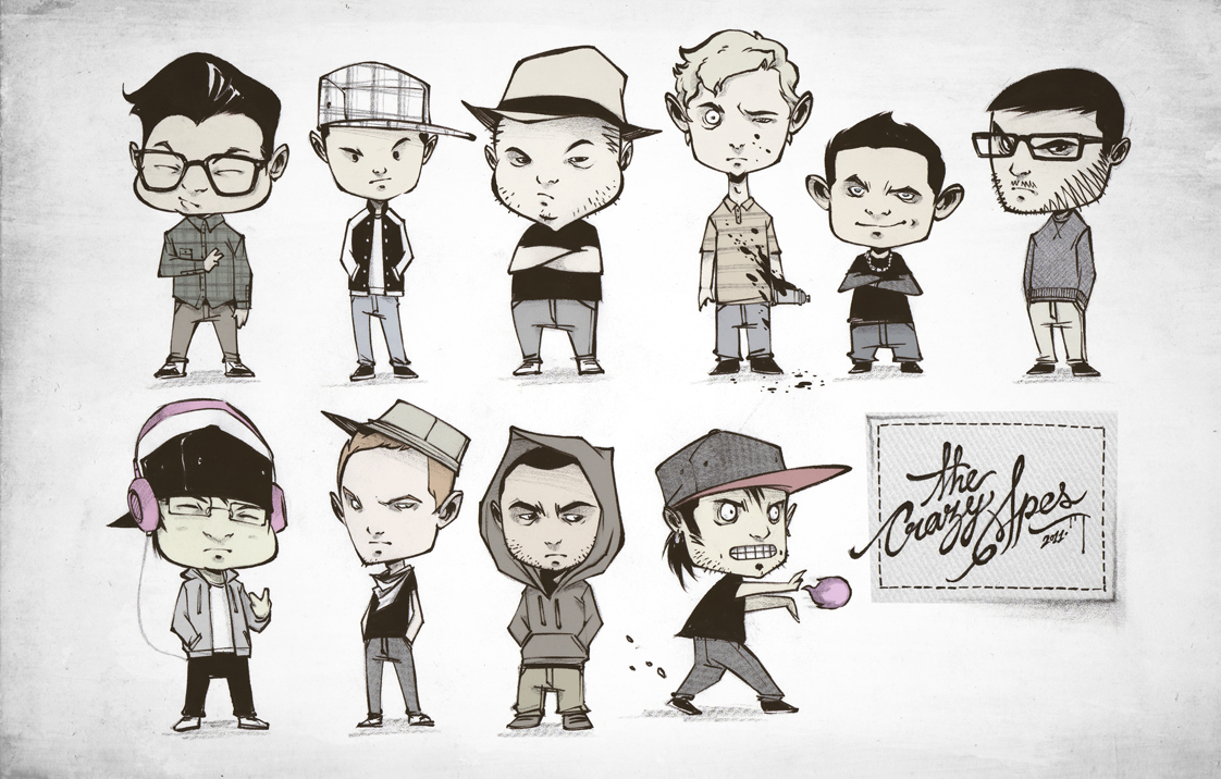 1122x716 The Crazy Apes. By Fezat1