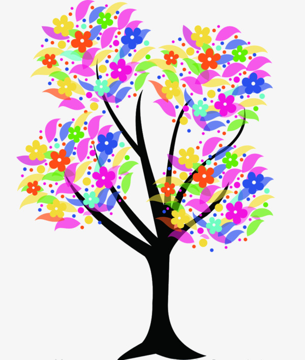 600x708 Color Creative Trees, Color, Trees, Drawing Png Image And Clipart