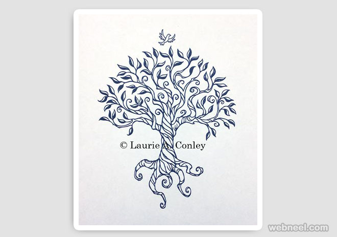 660x463 Tree Drawing By Laurie Conley 3